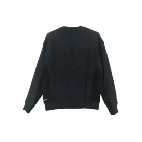 Sudadera de cuello redondo Star, tallas asiáticas, «Negro»