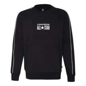 Sudadera de felpa Chuck Taylor All Star Track Crew, tallas asiáticas, «Negro»