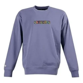Sudadera de felpa con logotipo bordado, tallas asiáticas, «Morado»