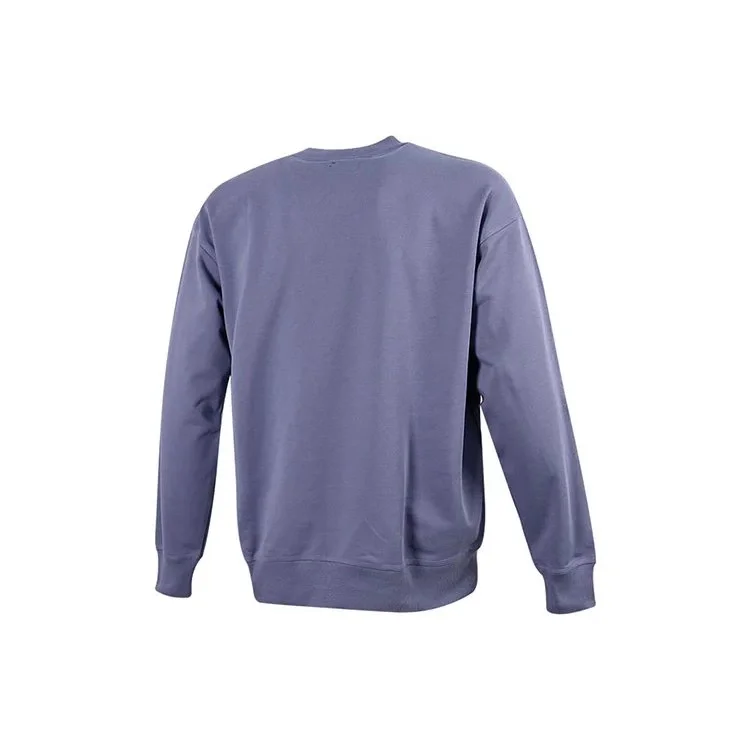 Sudadera de felpa con logotipo bordado, tallas asiáticas, «Morado»