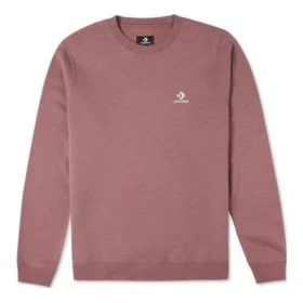 Sudadera de felpa con reverso cepillado y estrella bordada en forma de chevron Go-To, tallas asiáticas, «Marrón»