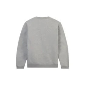 Sudadera de felpa de cuello redondo Go-To Chuck Taylor All Star con parche, ajuste estándar, tallas asiáticas, «Gris vintage jaspeado»