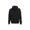 Sudadera negra de punto con logotipo grande en el pecho