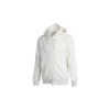 Sudaderas con capucha deportivas y casuales con cremallera completa Unisex Blanco