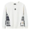 Suéter Casual Crew Tallas asiáticas «Blanco Negro»