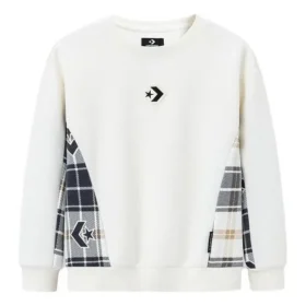 Suéter Casual Crew Tallas asiáticas «Blanco Negro»
