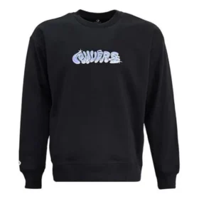 Suéter con logotipo estilo graffiti Tallas asiáticas «Negro»