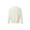 Suéter de cuello redondo y manga larga para hombre, color blanco