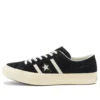 Zapatillas bajas unisex de gamuza Star & Bars, color negro