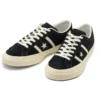 Zapatillas bajas unisex de gamuza Star & Bars, color negro