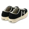 Zapatillas bajas unisex de gamuza Star & Bars, color negro