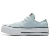 Zapatillas Chuck Taylor All Star Renew de lona con suela gruesa azul claro «Azul Blanco»
