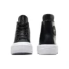 Zapatillas con plataforma Chuck Taylor All Star Cruise Hi «Cuero Negro»