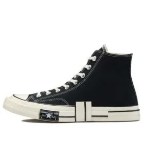 Zapatillas de lona de caña alta Chuck Taylor All Star 1970s «Negro Blanco»
