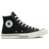 Zapatillas de lona de caña alta Chuck Taylor All Star 1970s «Negro Blanco»