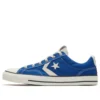 Zapatillas de skate retro unisex Star Player, azul y blanco