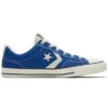 Zapatillas de skate retro unisex Star Player, azul y blanco