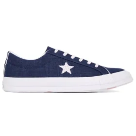Zapatillas One Star Ox de lona azul/blanco