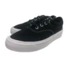 Zapatos casuales de lona bajos retro con estilo SkidGrip, negros y blancos