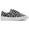 Zapatos casuales de lona bajos y elegantes Skidgrip con estampado en negro y gris «Negro y gris»