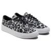 Zapatos casuales de lona bajos y elegantes Skidgrip con estampado en negro y gris «Negro y gris»