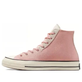 Zapatos Chuck 70s de caña alta con mezcla de materiales «Static Pink»