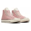 Zapatos Chuck 70s de caña alta con mezcla de materiales «Static Pink»