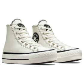 Zapatos Chuck Taylor All Star Lift Platform Hi «Blanco Negro»