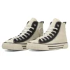 Zapatos Chuck Taylor All Star US RIBBED HI “Cream White Black”