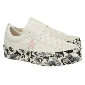 Zapatos de lona con plataforma One Star Ox Blanco/Negro/Rosa
