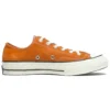 Zapatos de lona elegantes de caña baja Bitte Retro Turn Fur en naranja de los años 70