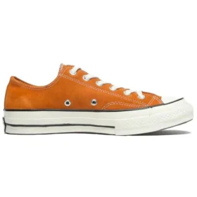 Zapatos de lona elegantes de caña baja Bitte Retro Turn Fur en naranja de los años 70