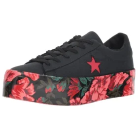 Zapatos One Star Ox Negro/Rojo